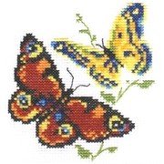 0-050-Алиса "Бабочки-красавицы" 10х11 см