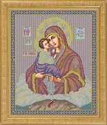 И-014-GC  Икона Божией Матери  "Почаевская"  28 x 33 см