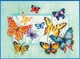 023-0266-Janlynn "Бабочки" 17,8х12,7 см