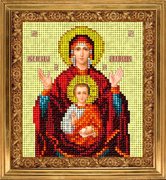 10114-КиТ "Богородица "Знамение" 9,8х11 см