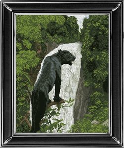 10513-КиТ "Черная пантера" 43,6х 55,6 см