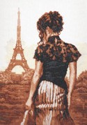 11.002-Палитра "Прогулка по Парижу" 26х36 см