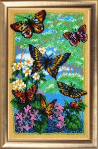 110-Butterfly "Порхающие бабочки" 36х22 см
