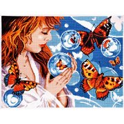 1182-Алисена "Бабочки" 38х28 см