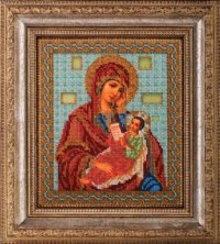В-158-Кроше "Богородица Утоли Моя Печали" 20х24 см