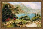 1397-Риолис "Горное озеро" 60х40 см