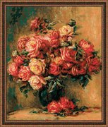 1402-Риолис "Букет роз" 40х48 см