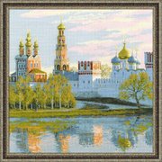 1430-Риолис "Москва. Новодевичий монастырь" 40х40 см
