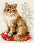 1525-Риолис "Кошка домашняя" 24х30 см