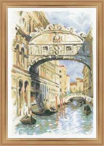 1552-Риолис "Венеция. Мост вздохов" 26х38 см