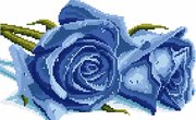 АЖ-0338 "Синие розы" 25х40 см