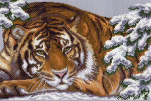 0356-Матренин Посад "Амурский тигр" 37х49 см