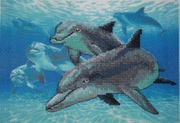 06944-Dimensions "Глубоководные дельфины" 18х13 см