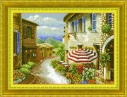  7681-TBYst "Итальянская улочка" (мозаика) 80х60 см