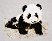 769-Овен "Маленькая панда" 25х19 см