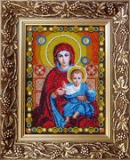 СК-9002-Нова Слобода "Пресвятая Богородица "Леушинская" 19x26 см