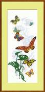 0903-Риолис "Экзотические бабочки" 22x50 см