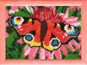 930-Butterfly "Павлиний глаз" 17х12 см