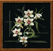 0941-Риолис "Орхидеи" 40x40 см