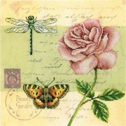 М-70016-РТО "Почтовая открытка-Роза" 25х25 см