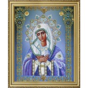 Р-250-Картины Бисером "Богородица "Умиление" 29х35,5 см