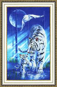 РТ109-Золотое Руно "Белый тигр" 40х24 см