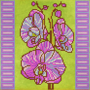 АС-034-Абрис Арт "Орхидеи" 20x20 см