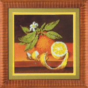 Б-631-Чаривна Мить "Лимон и апельсин" 20х20 см