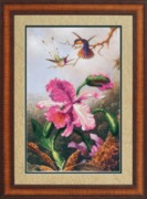 Б-632-Чаривна Мить "Орхидея и колибри" 26х39 см