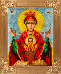 В-738-Вертоградъ "Пресвятая Богородица "Неупиваемая Чаша" 10х13 см