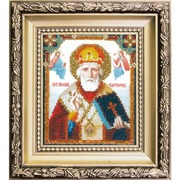 БЮ-008-ЧМ "Икона святителя Николая Чудотворца" 9х11 см