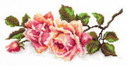 40-48-Чудесная игла "Аромат розы" 25х12 см