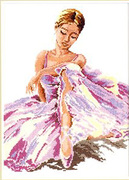 65-01-Чудесная игла "Балерина" 24х30 см