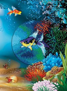 СH815-РТО "Подводный мир. Морская рыбка"  d 10 см