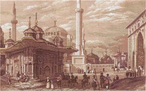 1292ГМ-Panna "Стамбул. Фонтан султана Ахмета" 