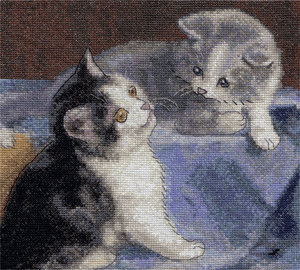 8-036-Кларт "Друзья-котята" 23,5х22 см