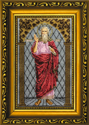 L-080-Вышиваем бисером "Святой Илья Пророк" 26x16 см