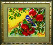 Н-003-Золотые Ручки "Райские яблочки" 40x32 см