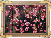Р-037-Картины Бисером "Весенний сад" 19х41 см