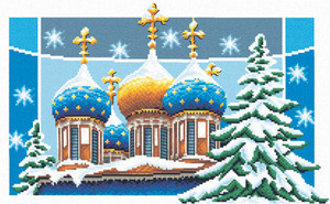 0238РК-Panna "Рождественские купола" 22,5х36 см